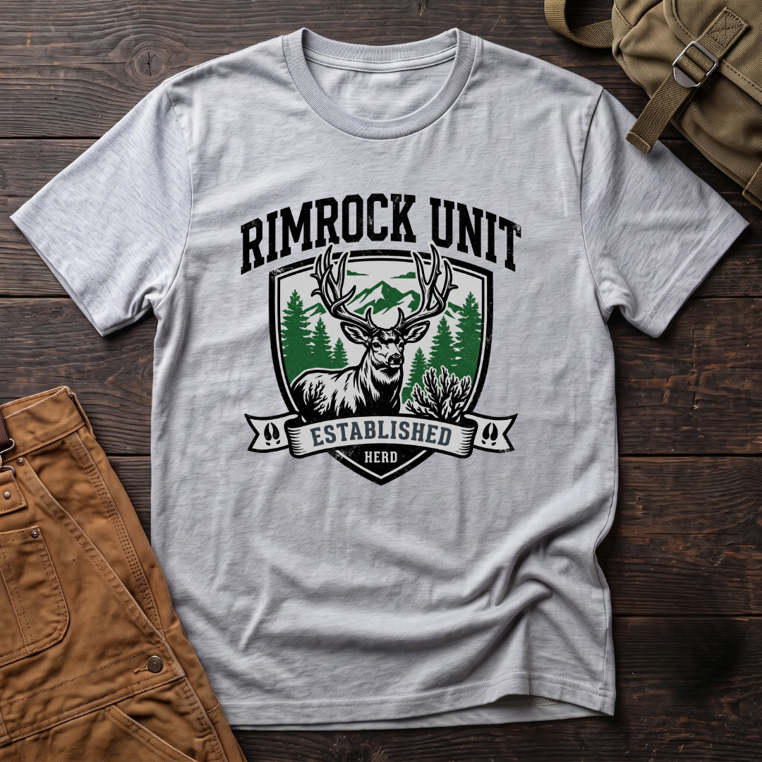 Rimrock unit shield T-shirt