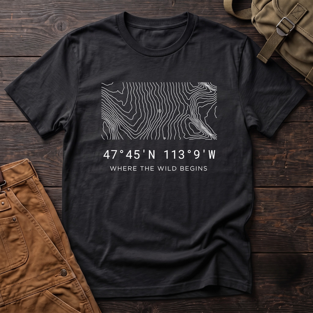 Bob Marshall Topo Map T-Shirt