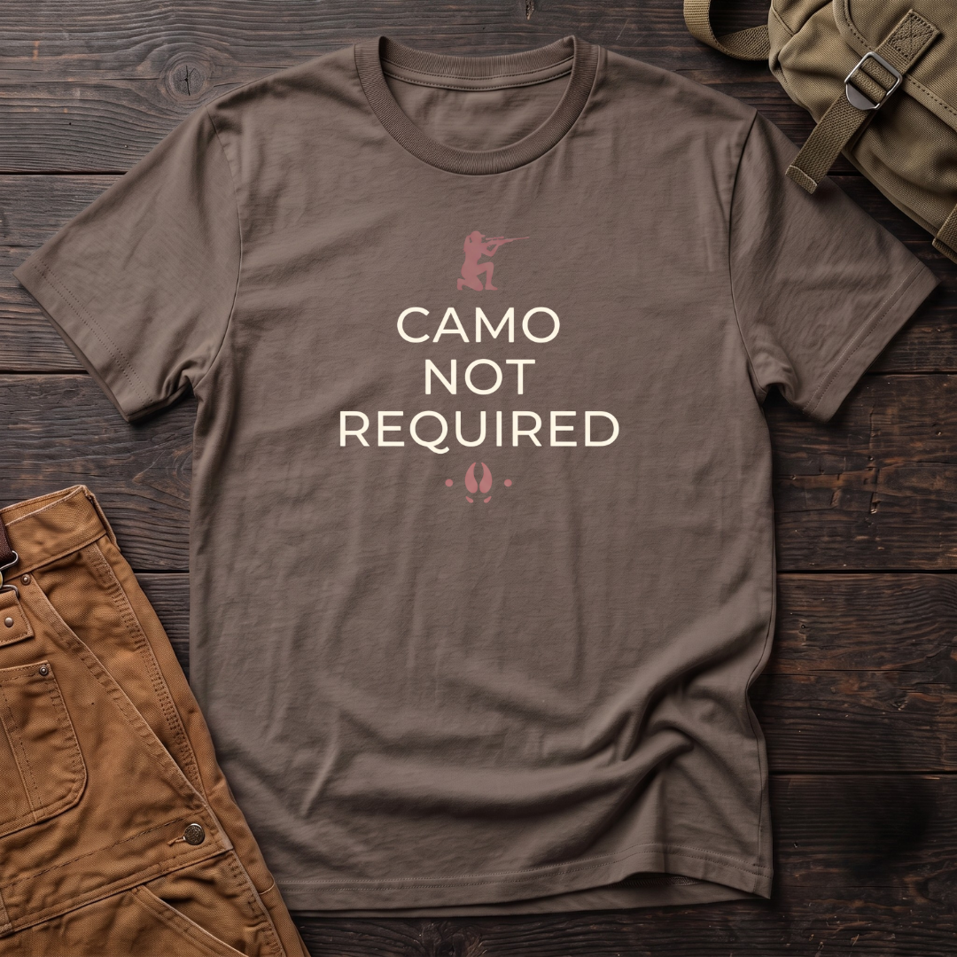 Camo not required t-shirt