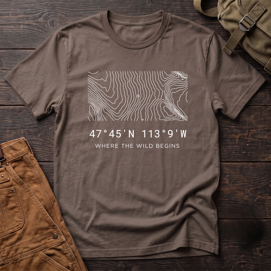 Bob Marshall Topo Map T-Shirt