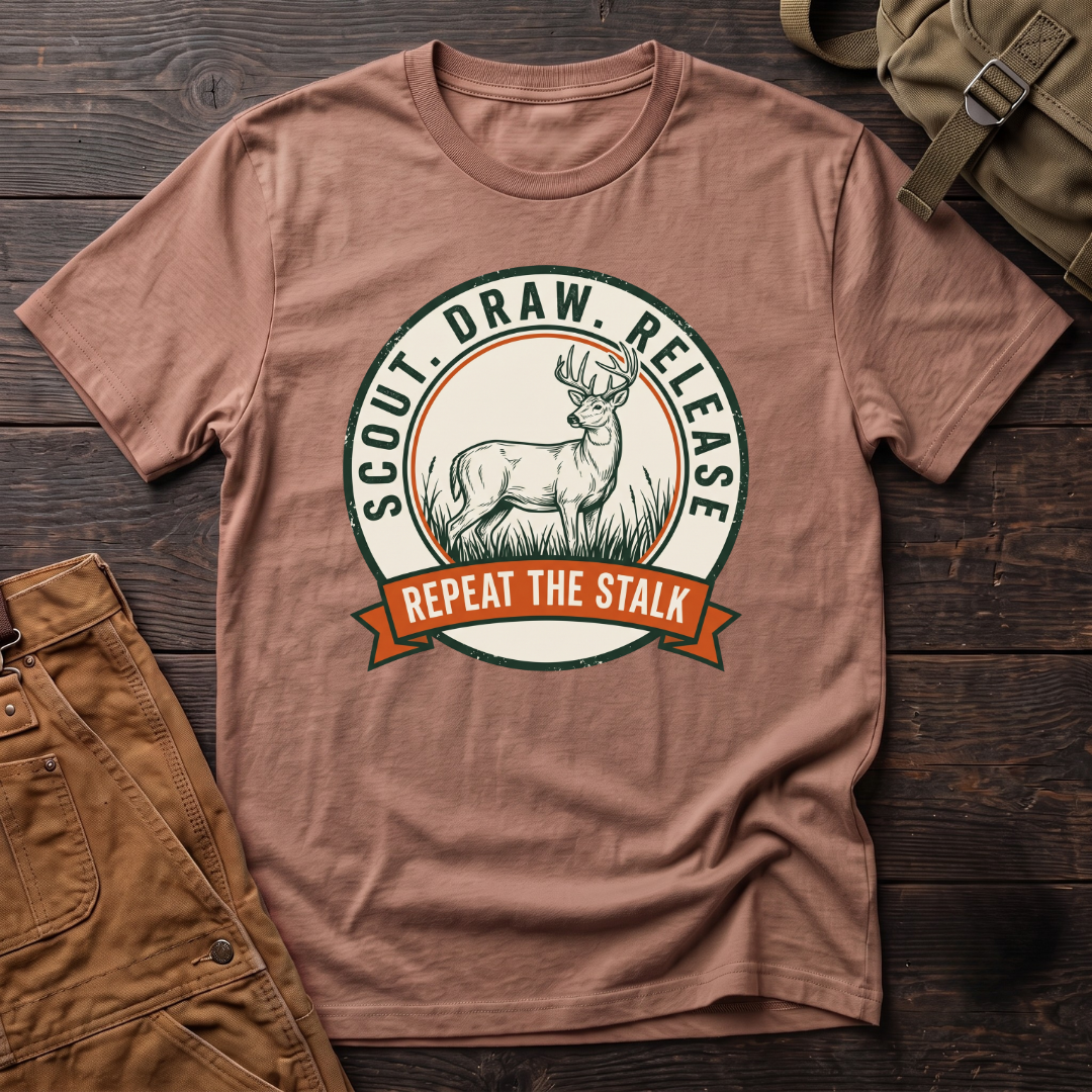 Scout, draw, release T-shirt