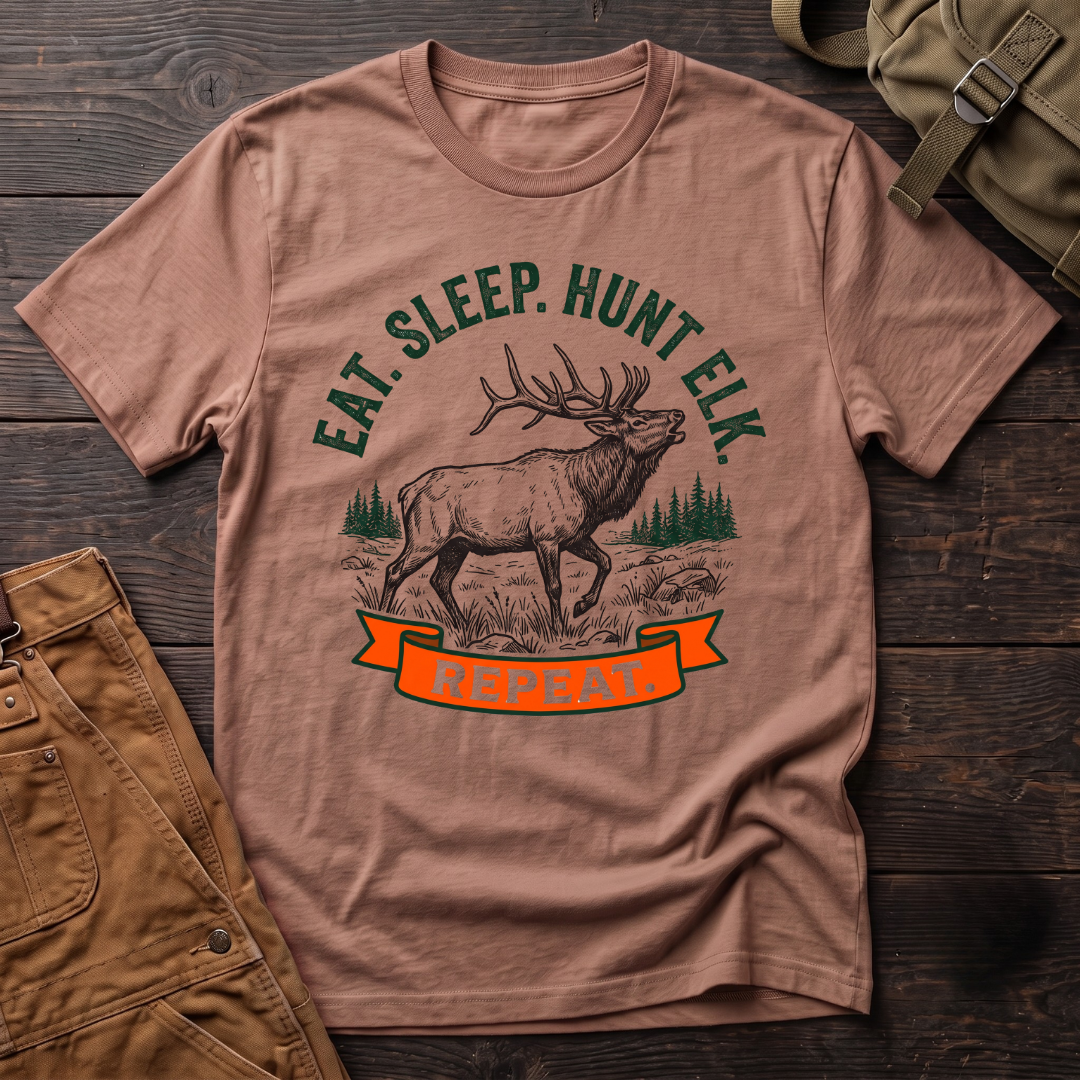 Eat, sleep, hunt elk T-shirt