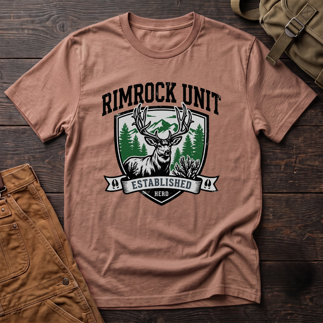 Rimrock unit shield T-shirt