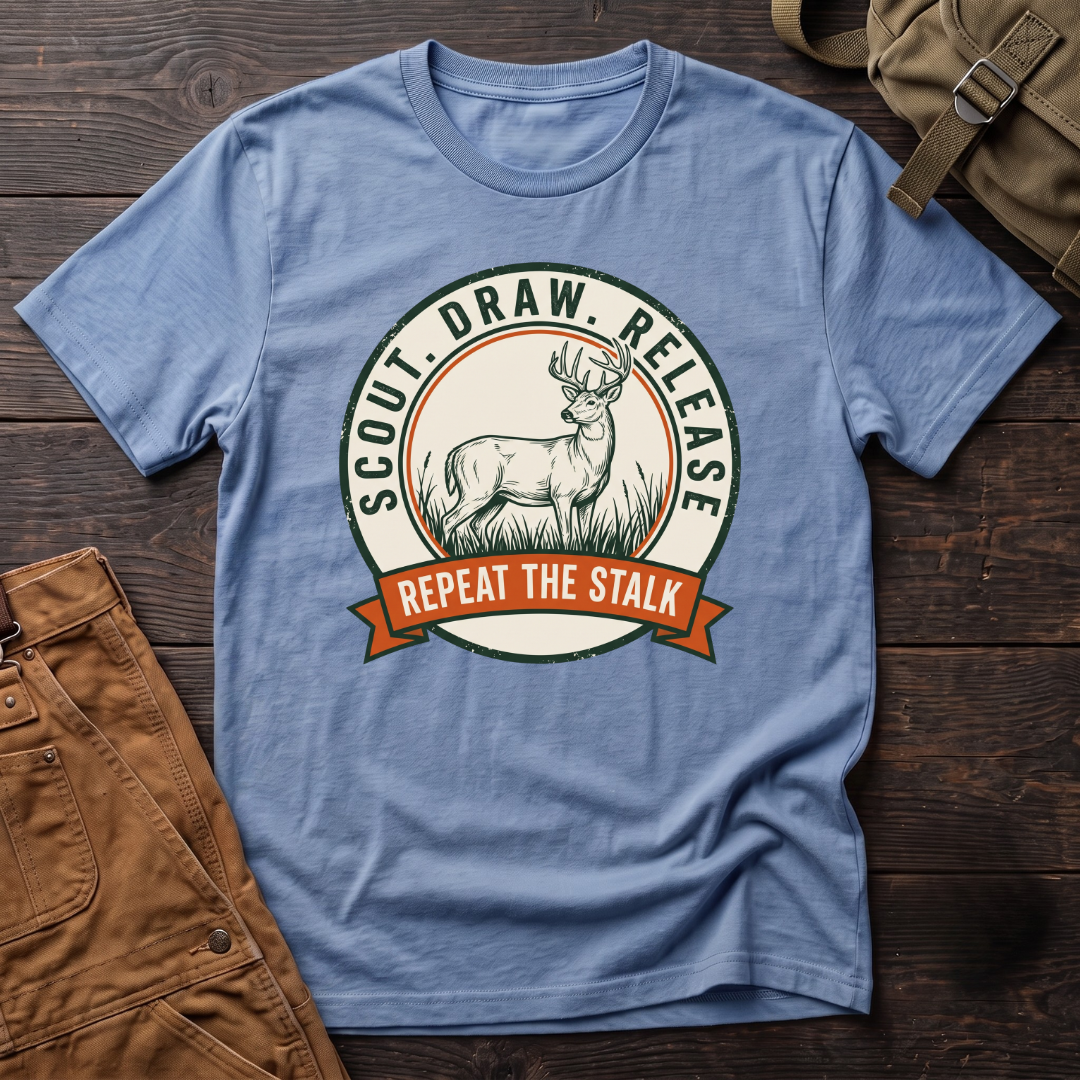 Scout, draw, release T-shirt