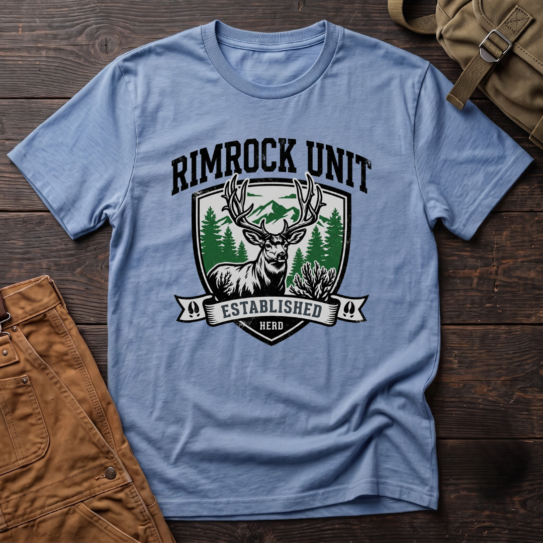Rimrock unit shield T-shirt