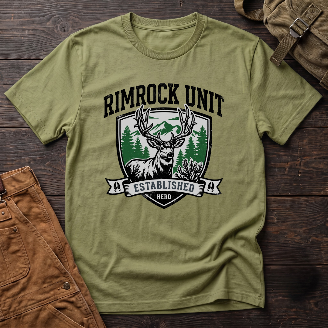 Rimrock unit shield T-shirt