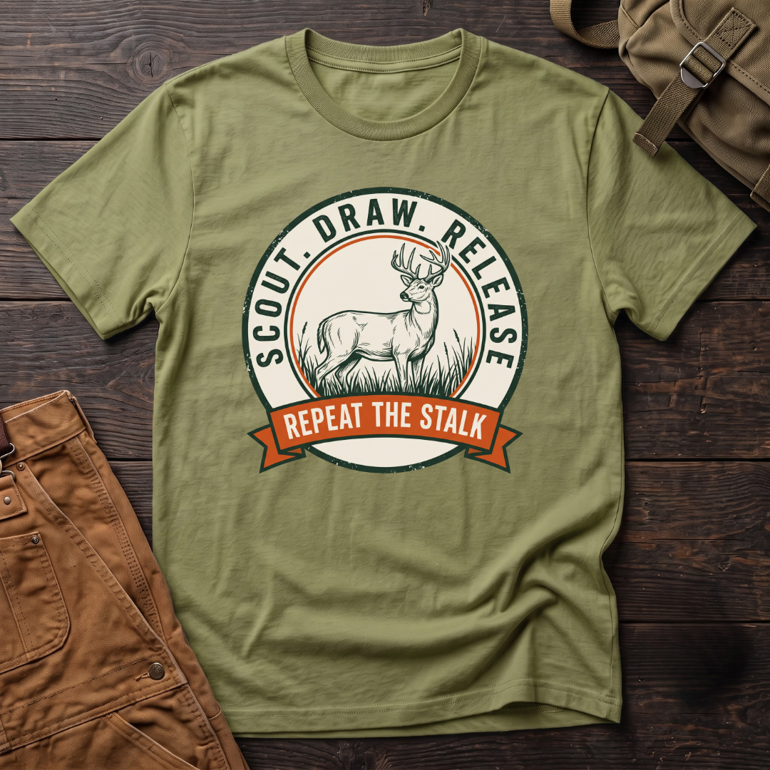 Scout, draw, release T-shirt