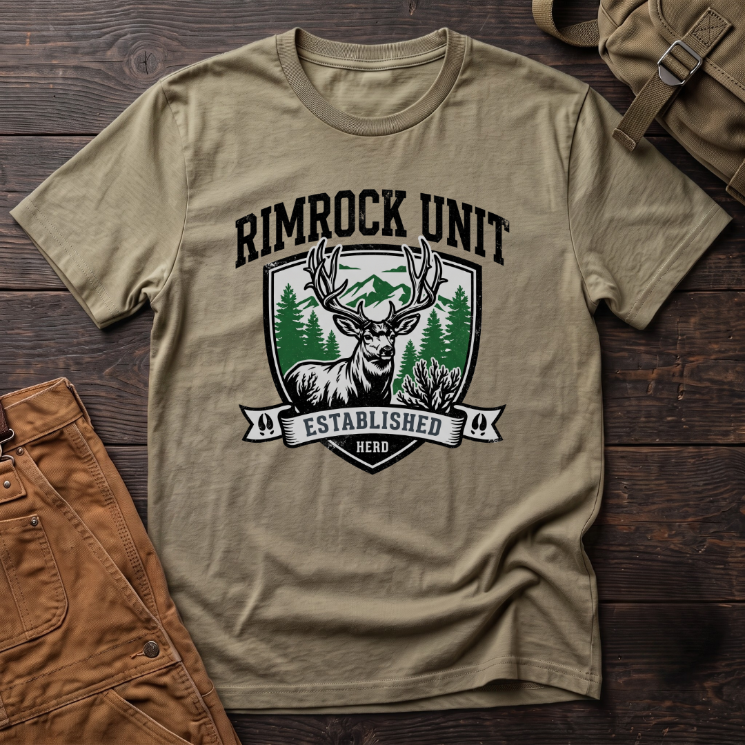 Rimrock unit shield T-shirt
