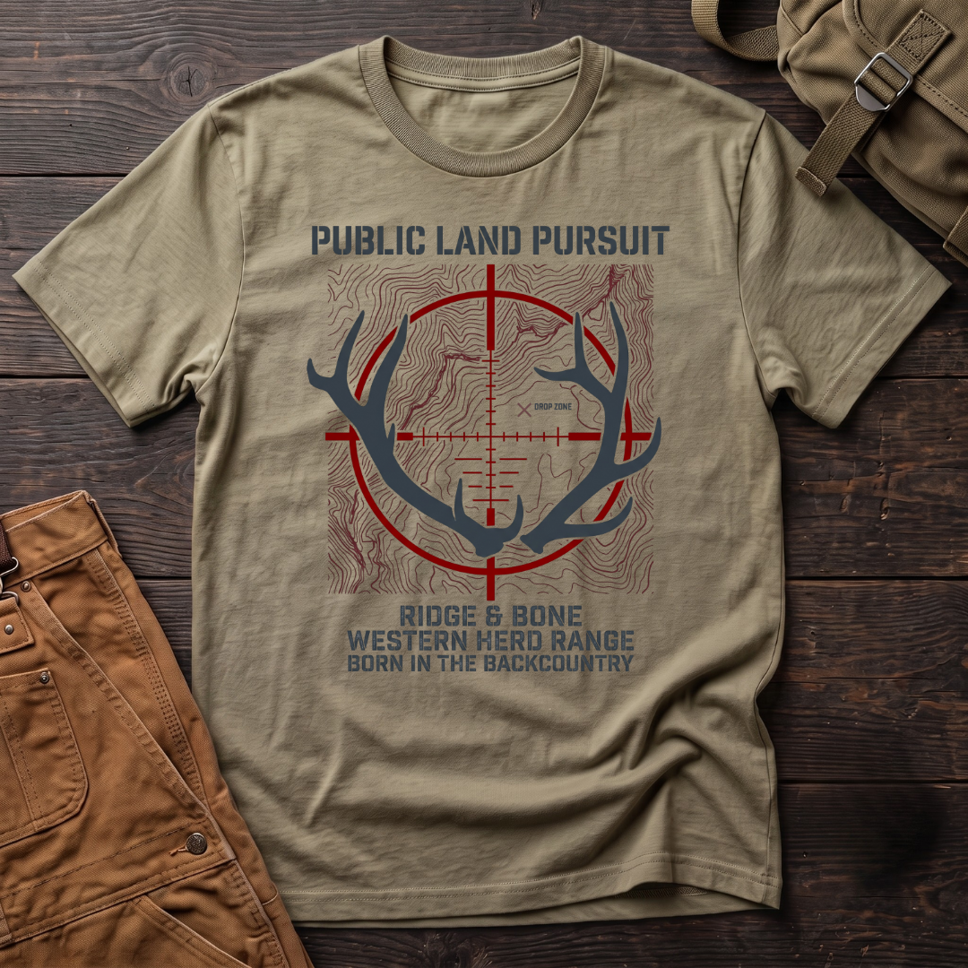 Public land pursuit T-shirt