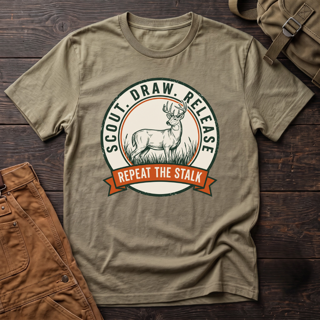 Scout, draw, release T-shirt