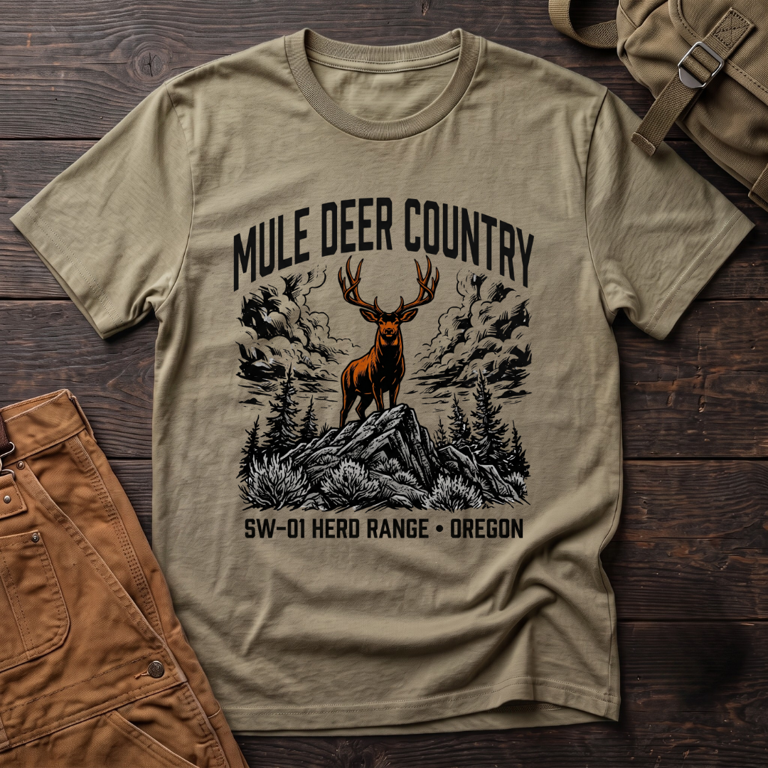 Mule deer country T-shirt