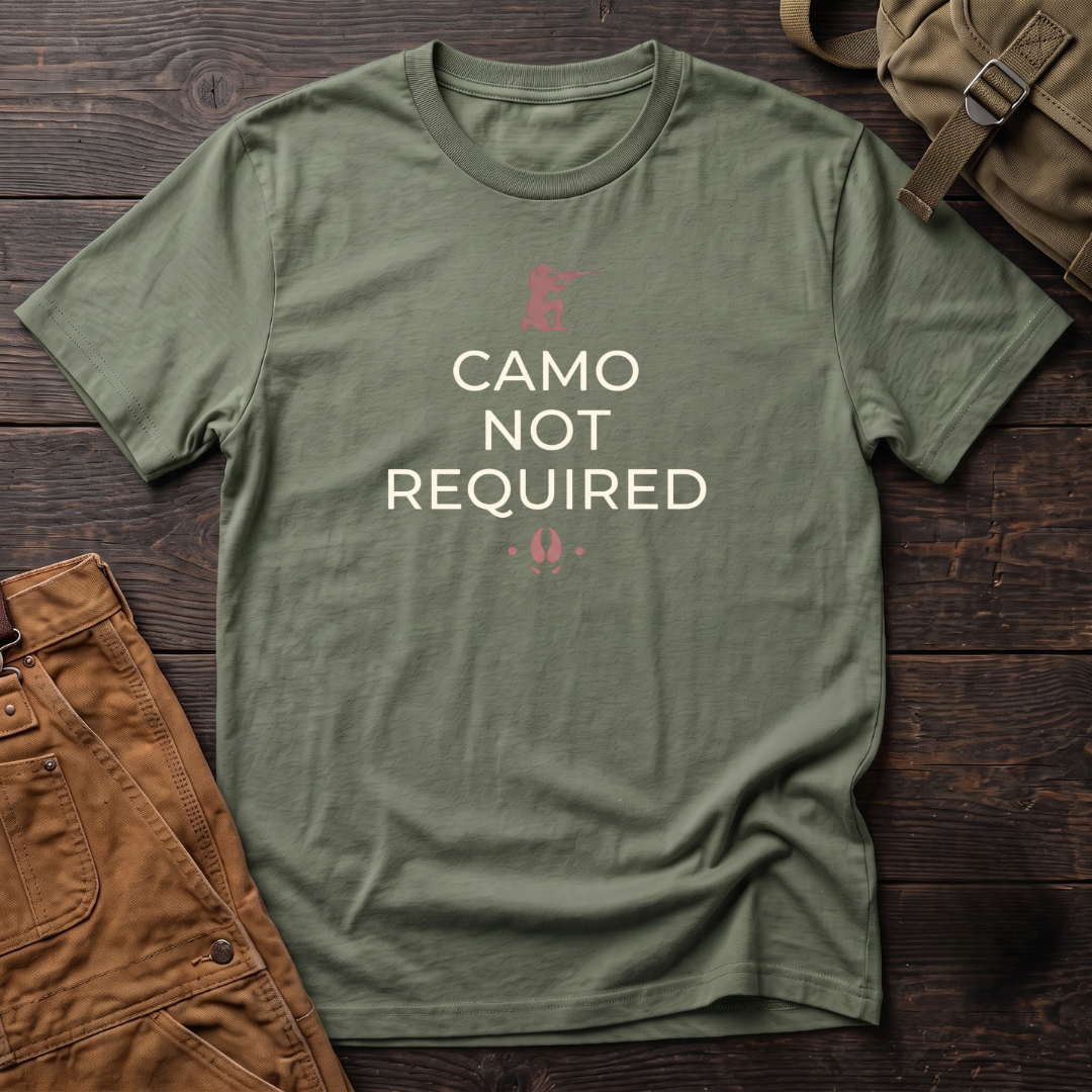 Camo not required t-shirt