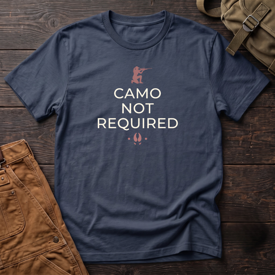 Camo not required t-shirt