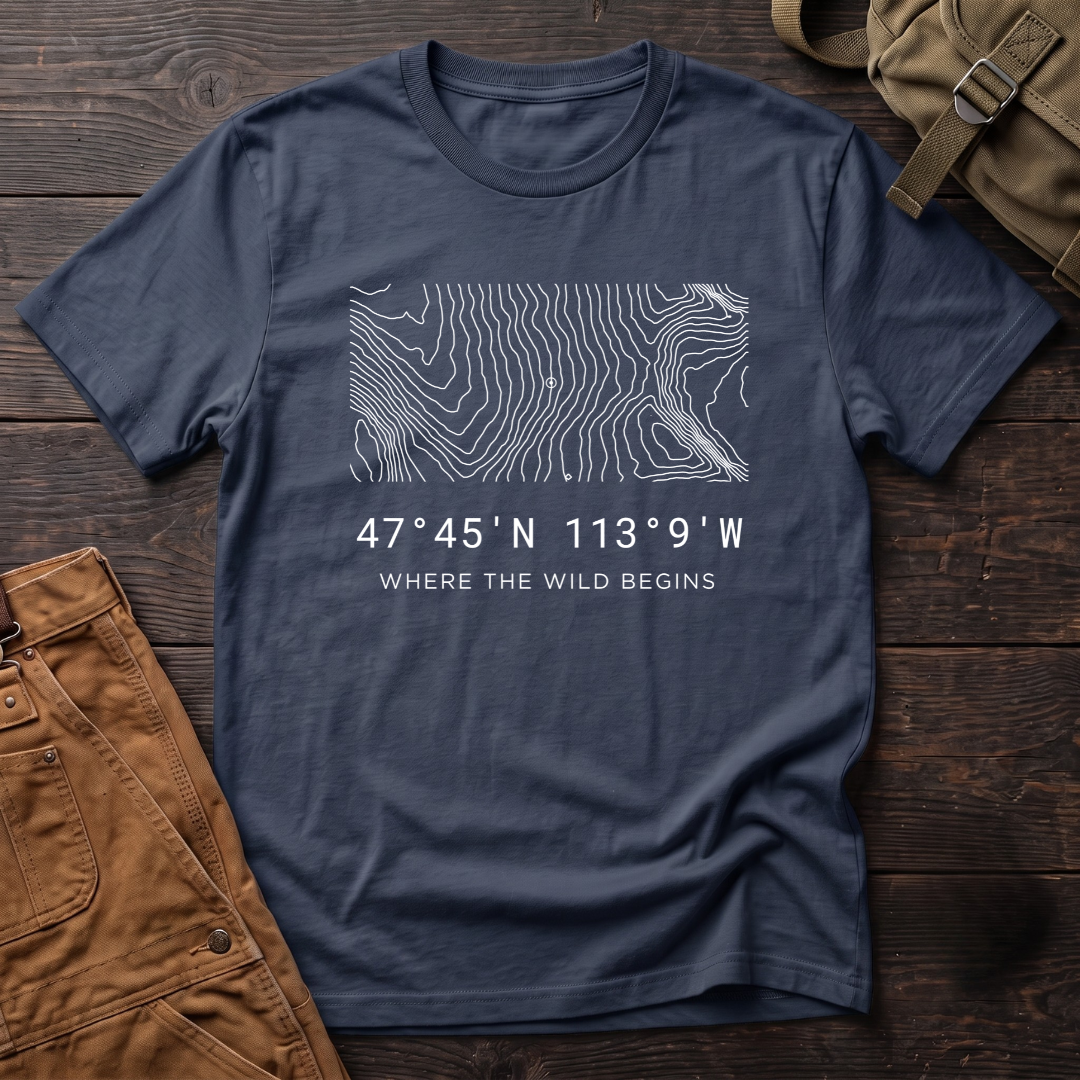 Bob Marshall Topo Map T-Shirt