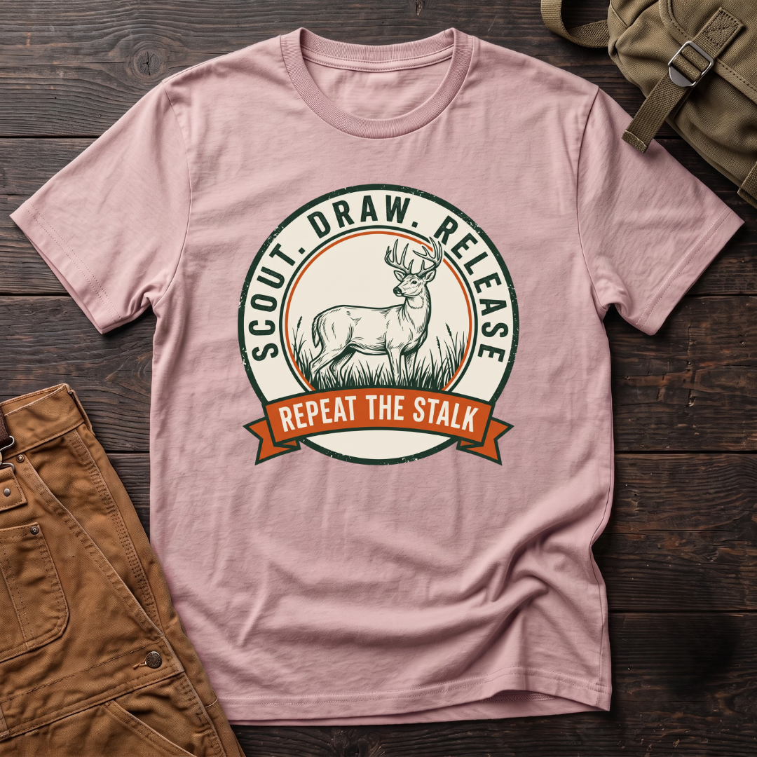 Scout, draw, release T-shirt
