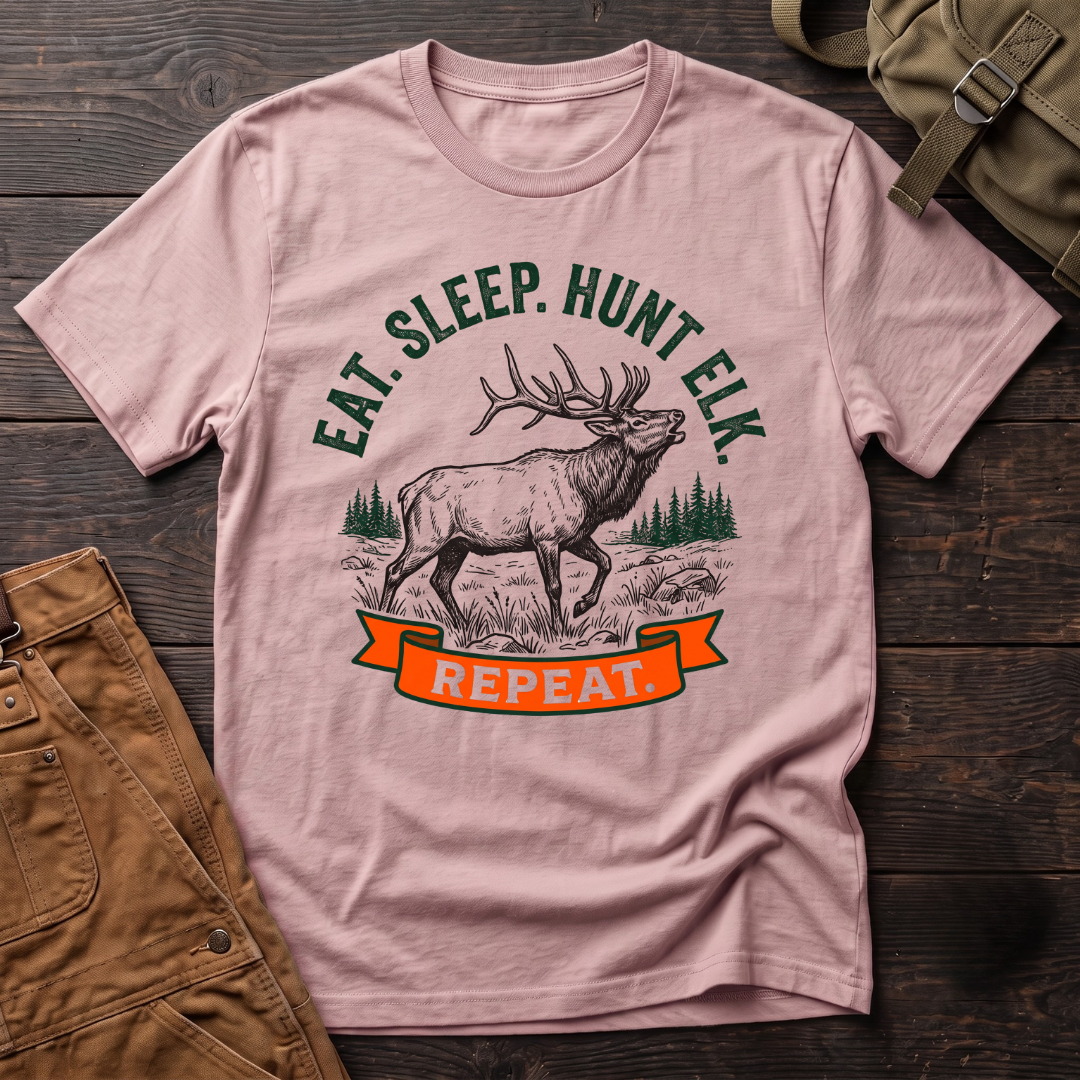 Eat, sleep, hunt elk T-shirt