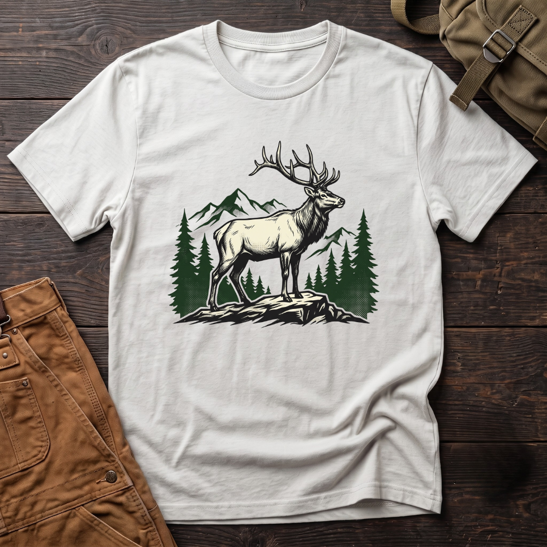 Elk And Landscape T-shirt