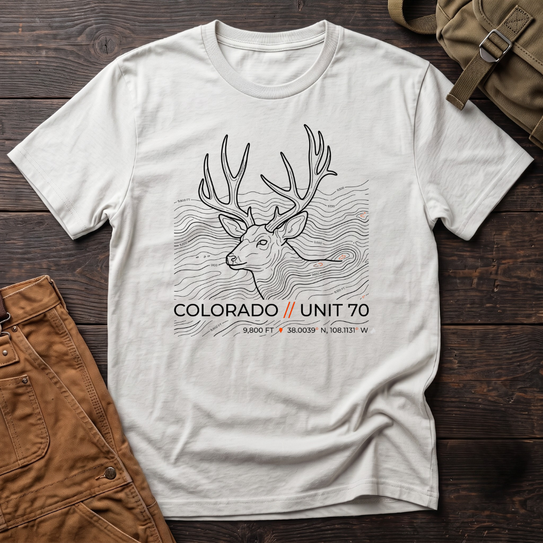 Colorado unit 70 Deer head T-shirt